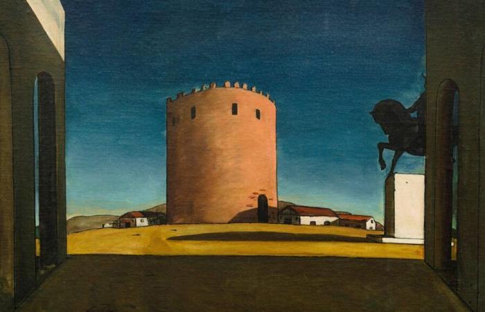 Welche Musik hören Sie im Gemälde „Der Rote Turm“ von Giorgio de Chirico?