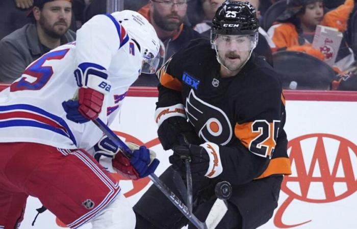 Travis Konecny ​​punktet zweimal, Philadelphia Flyers ist Top-Rangers