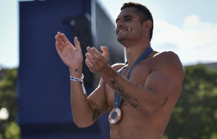 Florent Manaudou beim Casting der Show „Dancing with the Stars“ auf TF1