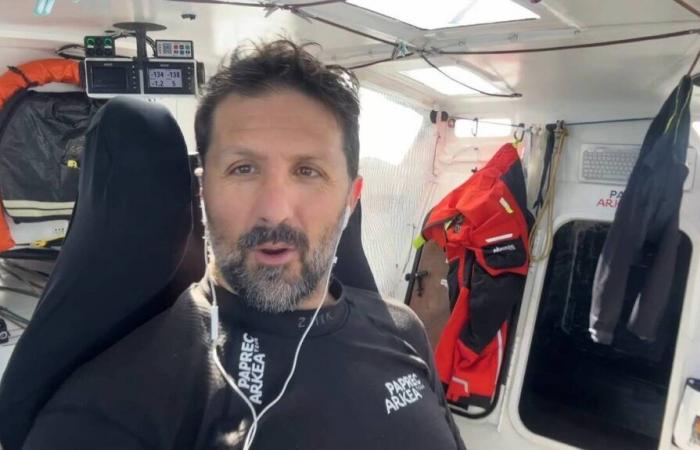 VIDEO Vendée Globe. Yoann Richomme erklärt seine Möglichkeiten, dem Sturm zu entkommen