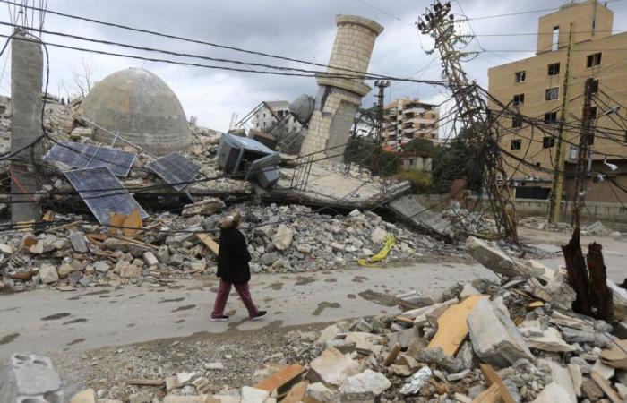 In der Region Nabatäa im Libanon entdecken Bewohner, dass ihre Dörfer zerstört sind