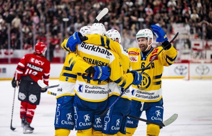 Eishockey: Davos besiegt den LHC in der Vaudoise-Arena