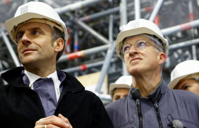 Emmanuel Macrons letzter Besuch auf der Baustelle