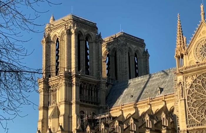 Emmanuel Macron postet vor seinem Besuch vor Ort ein Video von der Außenseite von Notre-Dame de Paris