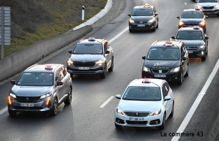 Taxis aus der Haute-Loire werden am Montag in Lyon demonstrieren