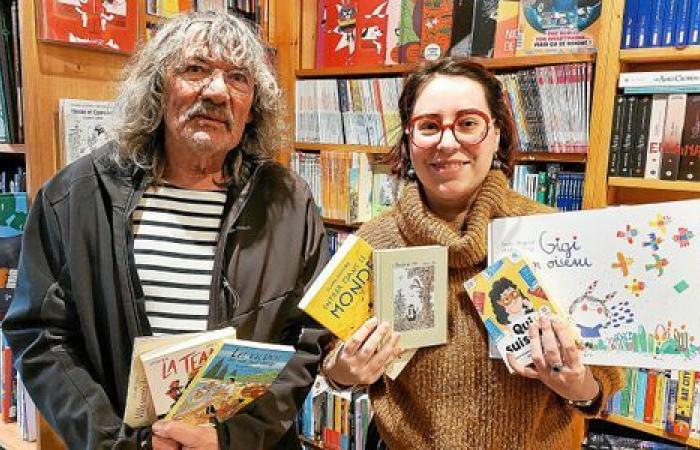 In Lannion spenden Buchhandlungskunden Bücher an Secours populaire