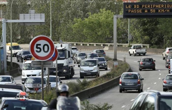 Diese markante Kurve zeigt die Verringerung der Geschwindigkeit der Ringstraße im Laufe der Jahre