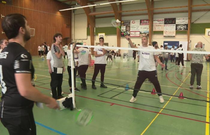 Badminton vor Job-Dating, das neue France Travail-System