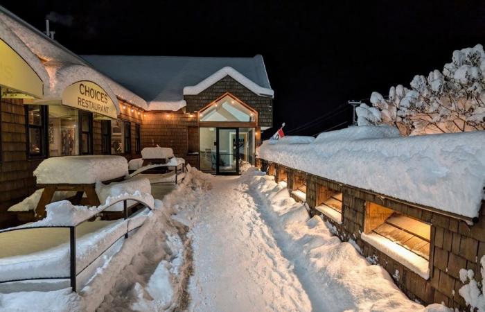 Postkarte | Killington stürzte in den Winter