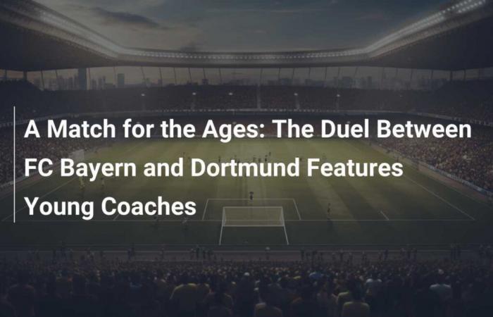 Ein Spiel für die Ewigkeit: Das Duell zwischen dem FC Bayern und Dortmund rückt junge Trainer ins Rampenlicht