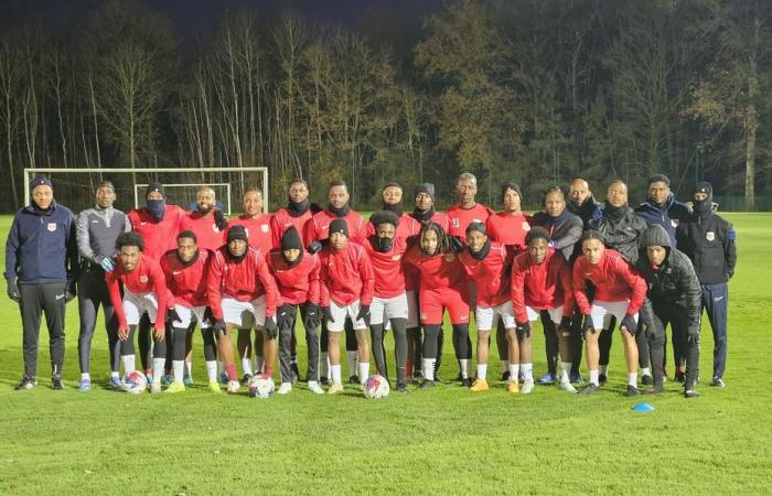 Ende des Trainingskurses in Clairefontaine für RC Saint-Joseph, der in die Vendée geht