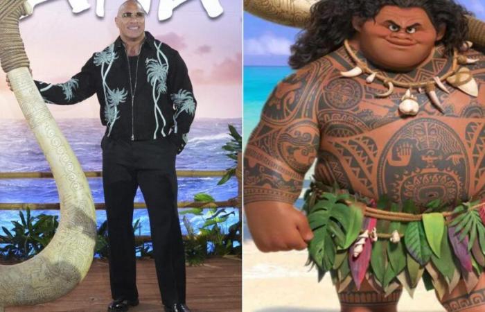 Dwayne Johnson als Maui verkleidet: erster Blick auf die Realverfilmung von Moana