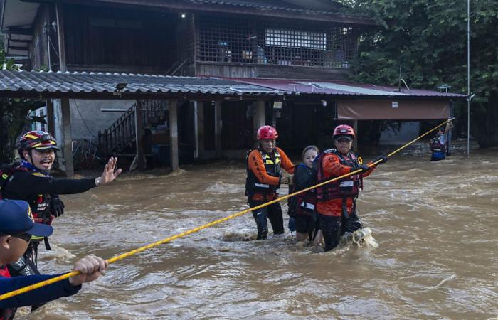 Überschwemmungen in Thailand, neun Tote und mehr als 13.000 Vertriebene