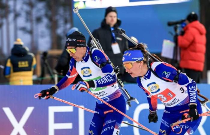 Kontiolahti – Les Bleus Zweiter in der ersten Single-Mixed-Staffel hinter Schweden