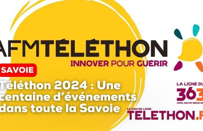 Telethon 2024: Rund hundert Veranstaltungen in ganz Savoyen