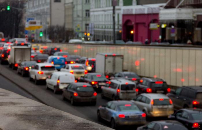 Auf den Straßen der Île-de-France explodiert der Stauzähler