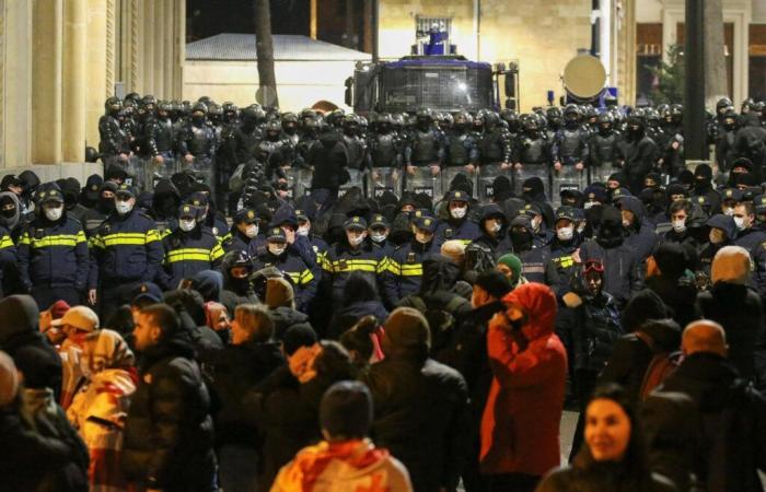 In Georgien versammelten sich Tausende proeuropäische Demonstranten in Tiflis