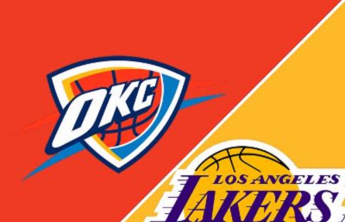 Thunder 101-93 Lakers (29. November 2024) Spielrückblick