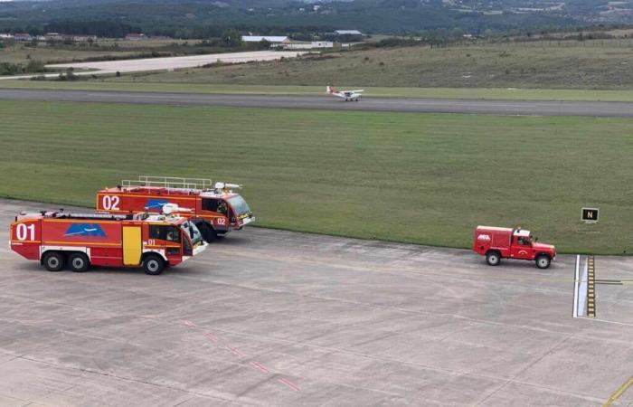 Tarn. Aus diesem Grund stürmen viele Feuerwehrautos auf den Flughafen Castres zu