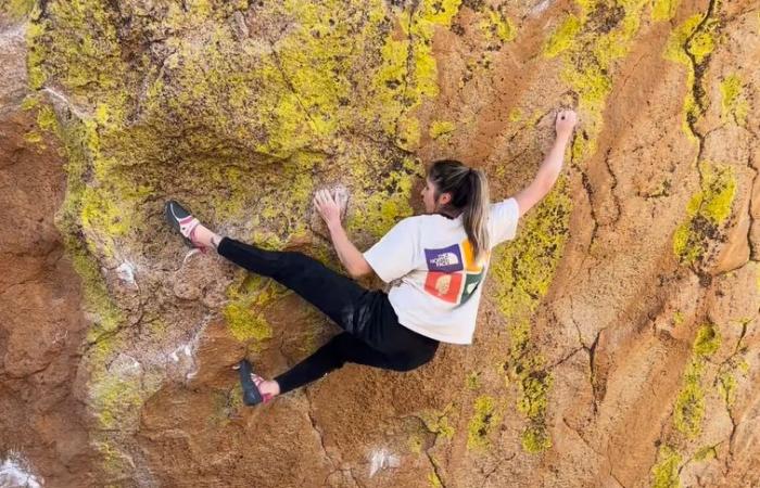 Melina Costanza bietet Direct North 8B+ an