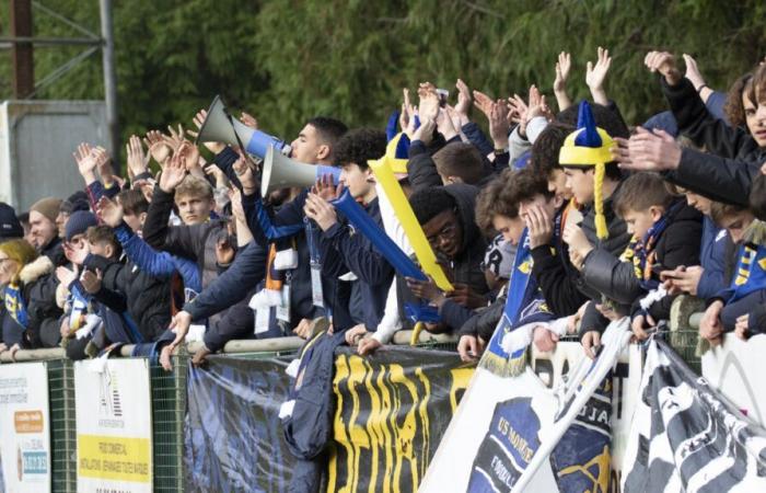 die Party in Amboise trotz der schweren Niederlage von US Monnaie im französischen Fußballpokal