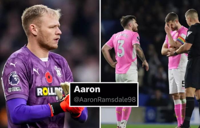 Aaron Ramsdale postet den ersten Tweet seit Mai und geht nach Brighton gegen Southampton – Premier League sofort viral