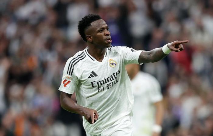 Vinicius wurde im November zum besten Spieler des Monats La Liga gewählt