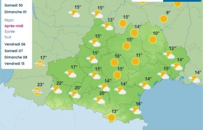 Wetterbericht. Wie wird das Wetter in Toulouse und Okzitanien sein?