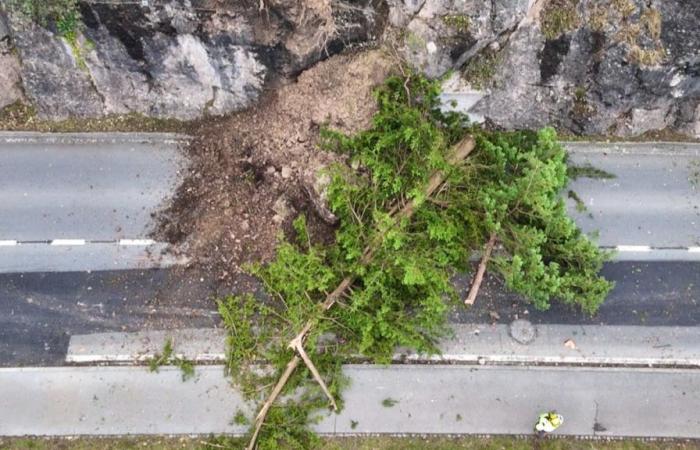 Weggis Luzern: Erdrutsch versperrt Seestrasse