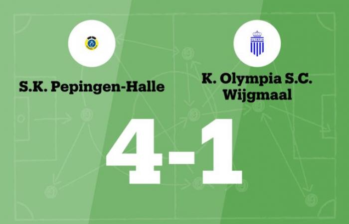 Pepingen-Halle verwandelt Rückstand in Sieg gegen Olympia Wijgmaal (Halle)