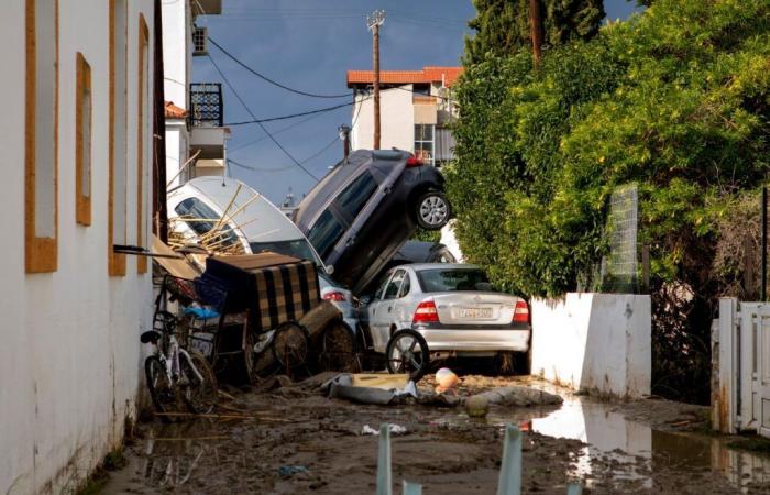 beeindruckende Bilder der Schäden durch Sturm Bora