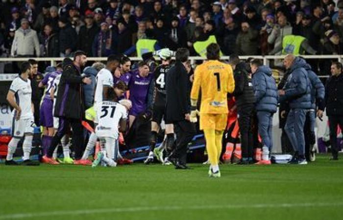 Beruhigender Zustand von Bove nach seinem Unwohlsein bei Fiorentina-Inter Mailand