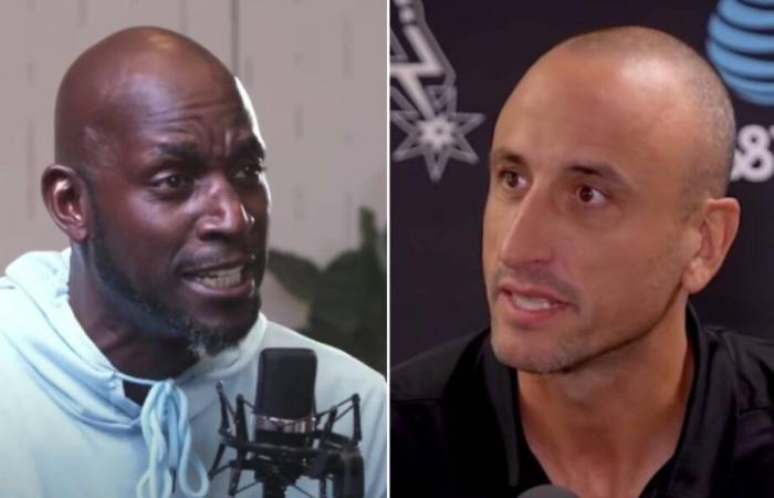 Ehemaliger Gegner, Kevin Garnett ohne Filter über Manu Ginobili: „Mit seinen langen Haaren ist er…“