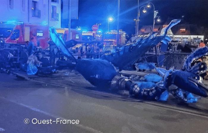 Schwerer Vorfall während einer Weihnachtsparade in Frankreich: Eine Metallkonstruktion stürzt ab und hinterlässt 13 Verletzte