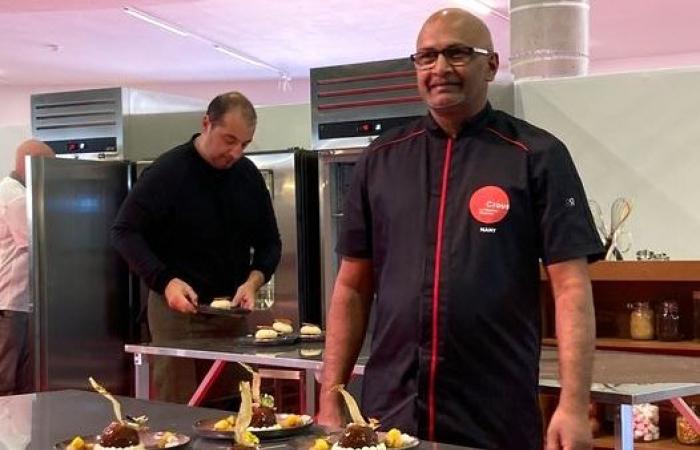 Monsieur Nany, der Konditor aus Crous de La Réunion, wurde bei der Show „Campus Cook – Free Dom“ ausgezeichnet