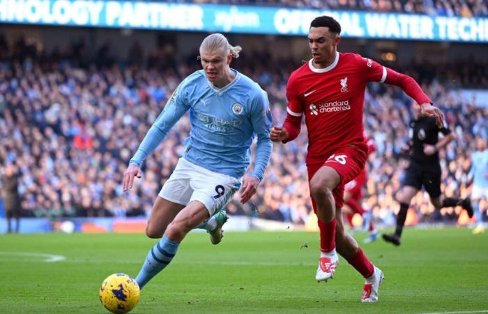 Live-Übertragung des Spiels Liverpool gegen Manchester City in der englischen Premier League