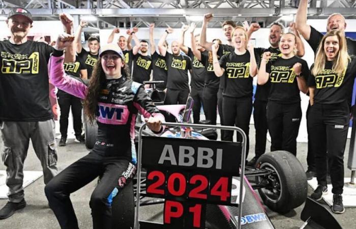 Abbi Pulling F1 Academy-Champion