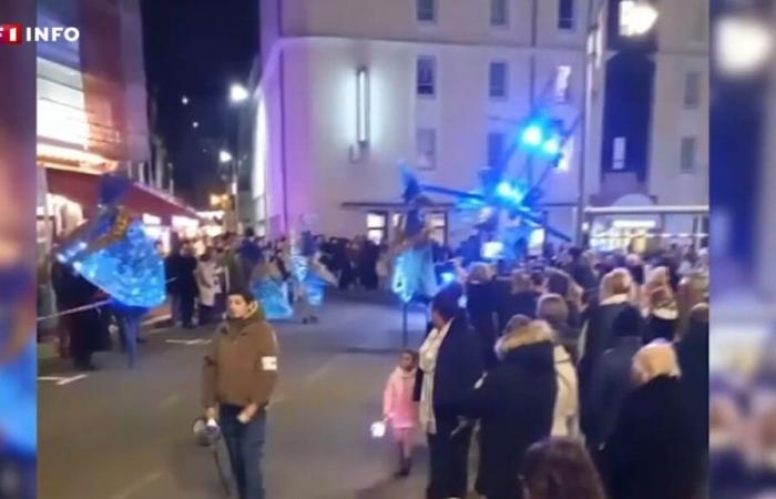 Weihnachtsparade in Trouville: Bilder vom Absturz eines Festwagens, bei dem mehrere Menschen verletzt wurden