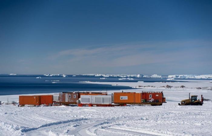 In der Antarktis eine Expedition, um das Geheimnis des Schneefalls zu lüften