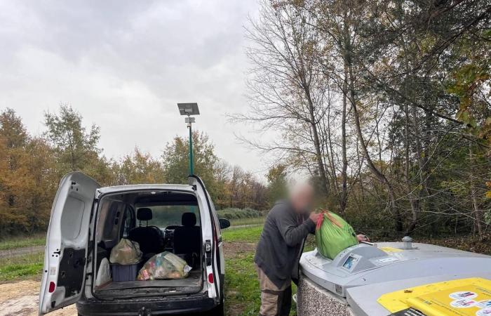 Kameras in der Nähe von Müllcontainern? In der Dordogne wird die Idee verwirklicht