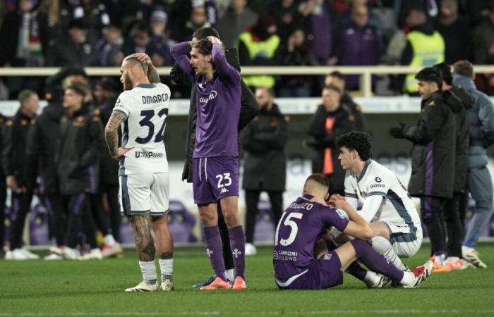 Was geschah in der 16. Minute von Fiorentina-Inter?