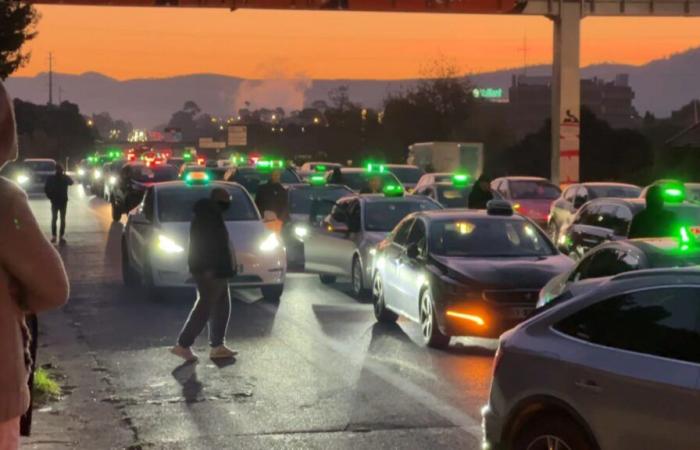 Dutzende Autofahrer demonstrieren rund um Marseille, der Verkehr ist gestört