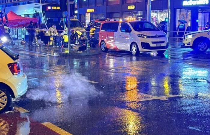 Verkehr in Genf: Eine Straßenbahn erfasst einen Passanten in Servette