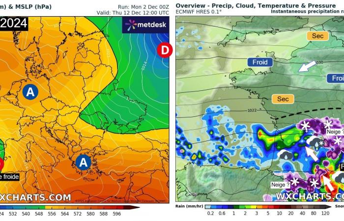 Rückkehr der Kälte am Ende der Woche in Frankreich? 12.02.2024