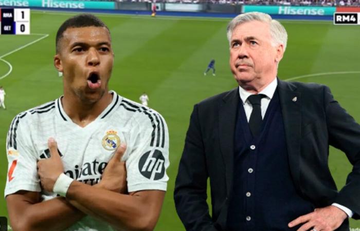 Mbappé sprach am Ende des Spiels mit Ancelotti, er erzählte ihm von den Toren, die er verpasst hatte: „Ich f-“