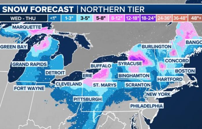 Die wichtigsten Wetternachrichten von heute: Schneesturm mit Seeeffekt, arktische Explosion trifft Millionen in den USA