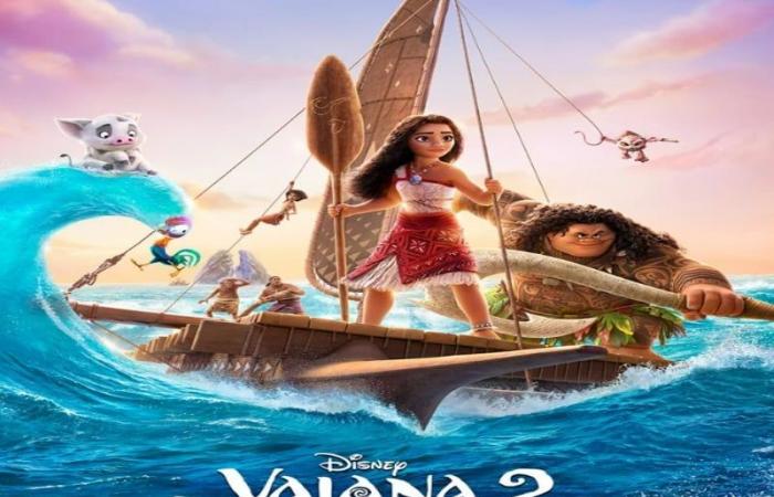 Der Zeichentrickfilm Moana 2 steht an der Spitze der US-Kinokassen