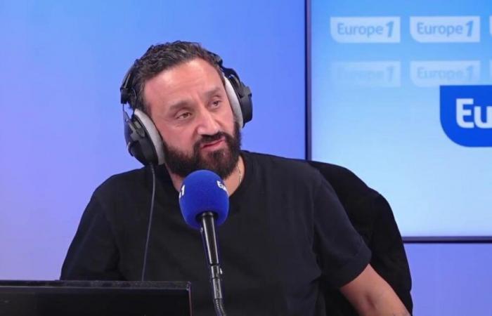 Cyril Hanouna kann es nach dem Eingreifen eines Zuhörers auf Europe 1 nicht glauben