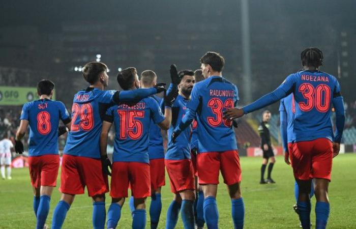 Video | Stahl – FCSB 1-4. Der Meister setzt sich in der Punktewertung durch und klettert auf den 3. Platz der SuperLiga. Bîrligea schaffte das „Double“