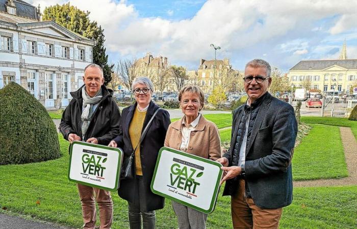 Stadt engagiert sich für grünes Gas: An den Eingängen von Pontivy werden Paneele installiert